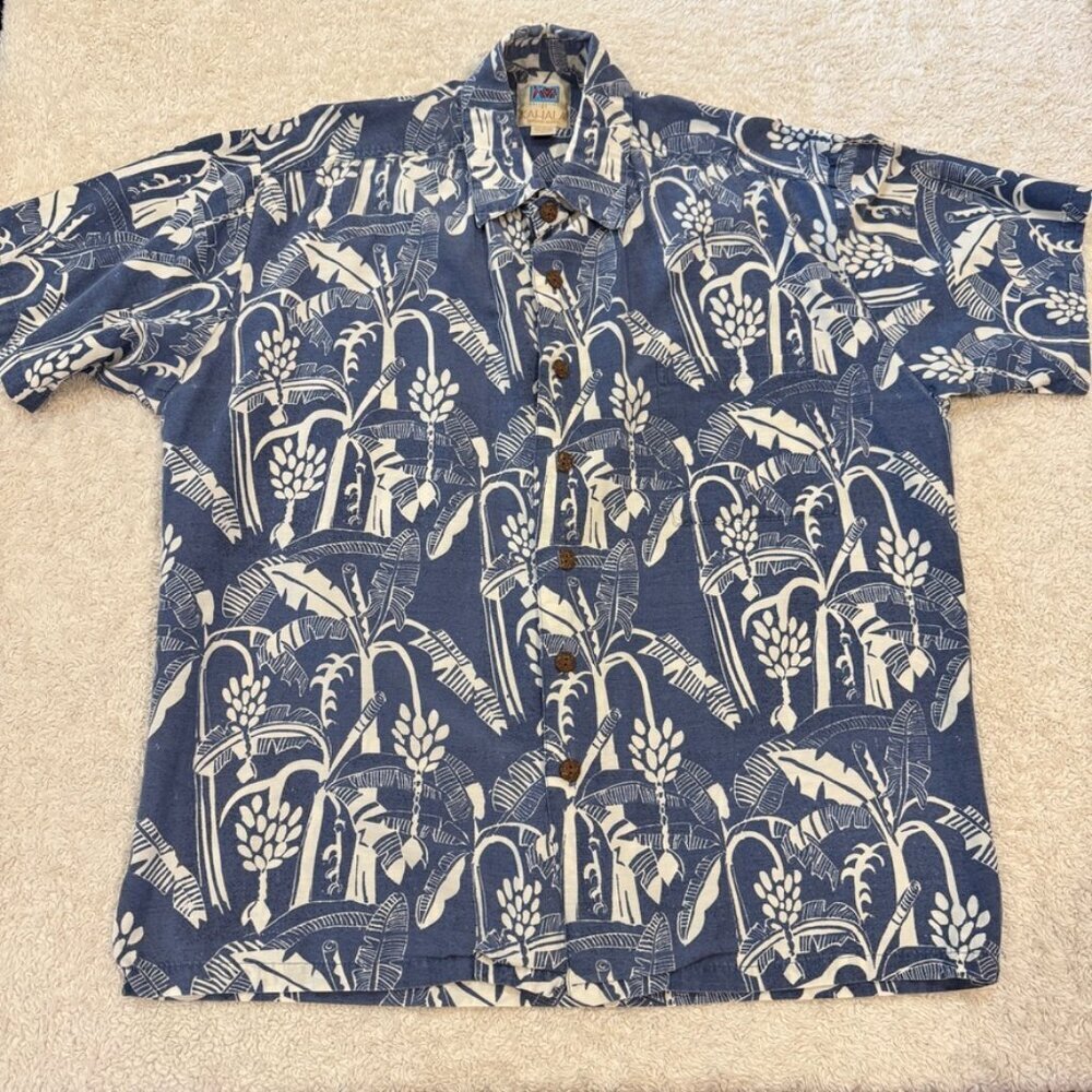 Kahala Hawaiian Shirt Size Large